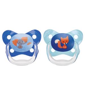 Picture of Dr. Brown's Prevent Butterfly Pacifier Stage 2 Blue 2-Pack (PV22401-P4)
