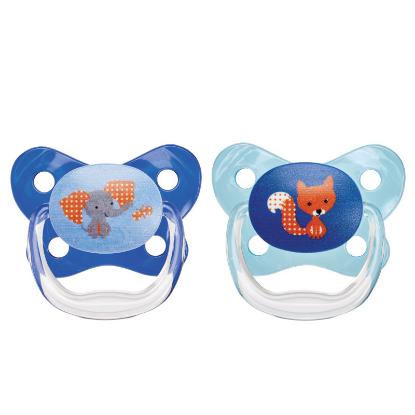 Picture of Dr. Brown's Prevent Butterfly Pacifier Stage 2 Blue 2-Pack (PV22401-P4)