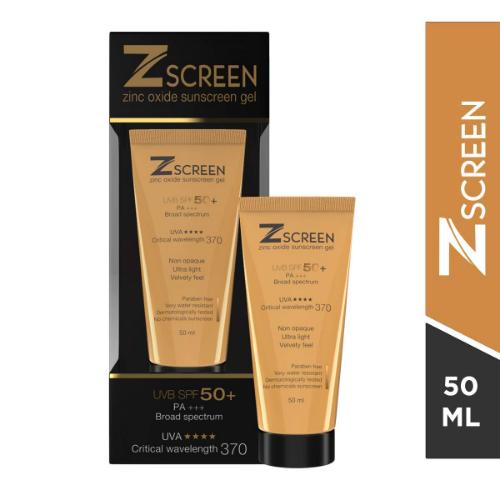 Picture of Zscreen Zinc Oxide Sunscreen Gel SPF50 50ml