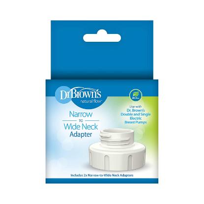 Picture of Dr. Brown's Narrow To Wide Neck Adapter For Electric Breast Pumps, 2-Pack (BF108)