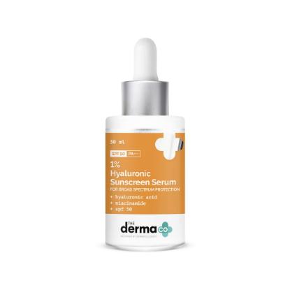 Picture of The Derma Co. 1% Hyaluronic Acid Sunscreen Serum SPF 50 30ml