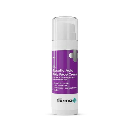 Picture of The Derma Co. 8% Glycolic Acid Daily Face Cream 30ml