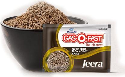 Picture of Mankind Gas-O-Fast Active Jeera - 5gm Sachet