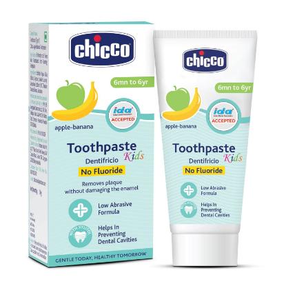 Picture of Chicco Toothpaste Applebanana 6M to 6Y No Fluoride Free