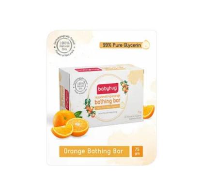 Picture of Babyhug Rejuvenating Orange Glycerin Bathing Bar 75gm