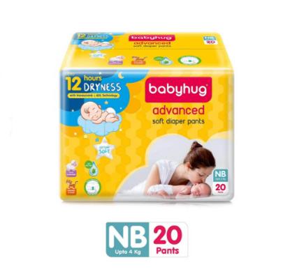 Picture of Babyhug Advanced Pant Style Baby Diapers Newborn - 20 Pieces