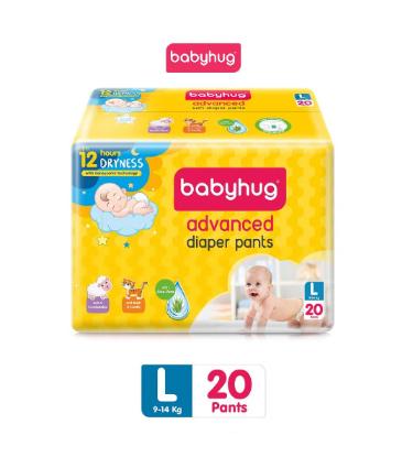 Picture of Babyhug Advanced Pant Style Baby Diapers Large - 20 Pieces