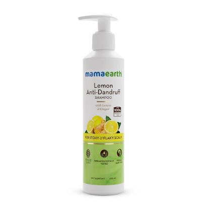 Picture of Mamaearth Lemon Anti Dandruff Shampoo with Lemon & Ginger 250ml