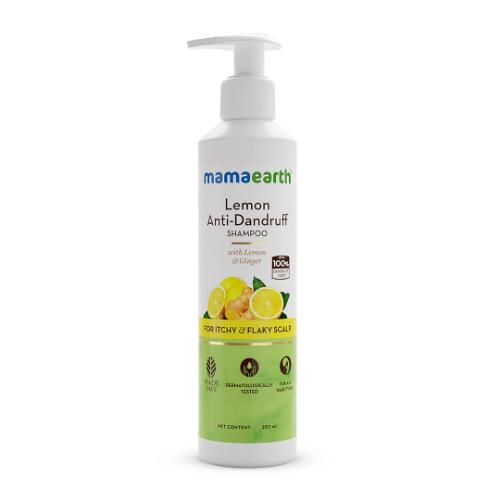 Picture of Mamaearth Lemon Anti Dandruff Shampoo with Lemon & Ginger 250ml