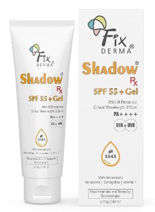 Picture of Fixderma Shadow RX SPF 55+ Gel 75gm