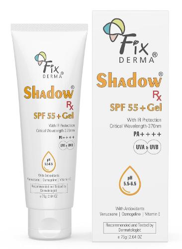 Picture of Fixderma Shadow RX SPF 55+ Gel 75gm