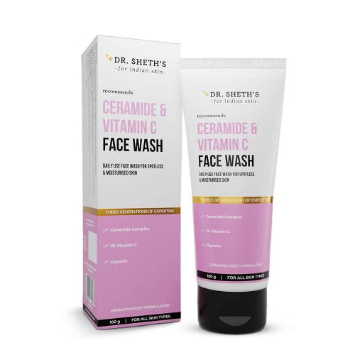 Picture of Dr. Sheth’s Ceramide & Vitamin C Face Wash 100gm