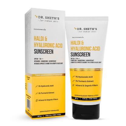 Picture of Dr. Sheth's Haldi & Hyaluronic Acid Sunscreen 50gm