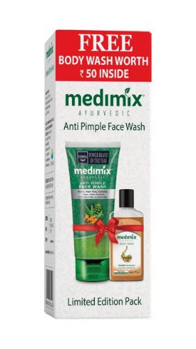 Picture of Medimix Ayurvedic Anti Pimple Face Wash 100ml
