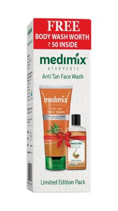 Picture of Medimix Ayurvedic Anti Tan Face Wash 100ml