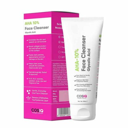 Picture of COSIQ AHA 10% Glycolic Acid Face Cleanser 100ml