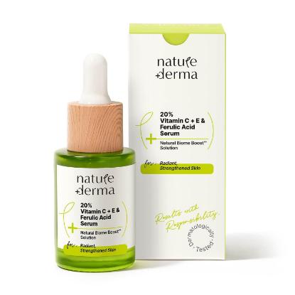 Picture of Nature Derma 20% Vitamin C + E and Ferulic Acid Face Serum 30ml