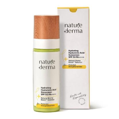 Picture of Nature Derma SPF 50 PA++++ Hyaluronic Acid Hydrating Aqua Sunscreen 50ml