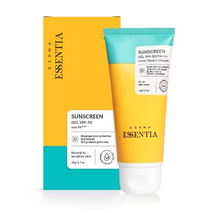 Picture of Derma Essentia Sunscreen Gel SPF 50 for Oily, Acne Prone Skin 50gm
