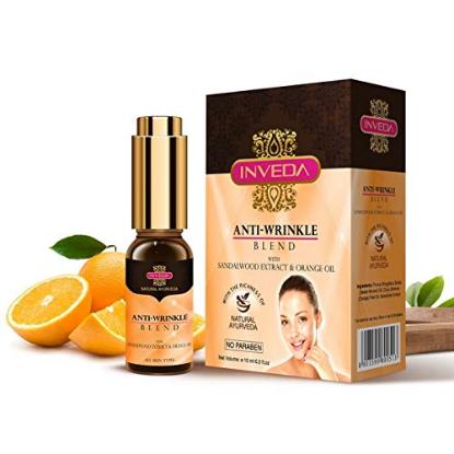 Picture of Inveda Anti-Wrinkle Blend with Sandalwood Extract & Orange Oil 10ml