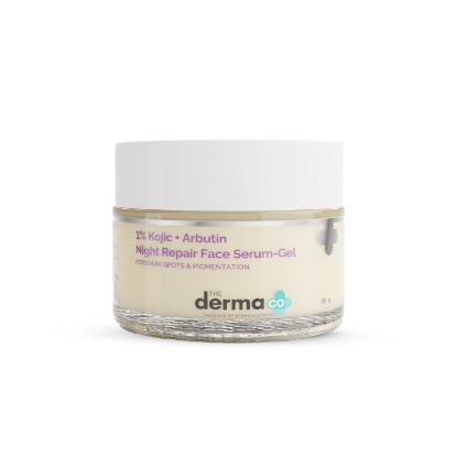 Picture of The Derma Co. 1% Kojic + Arbutin Night Repair Face Serum Gel 50gm
