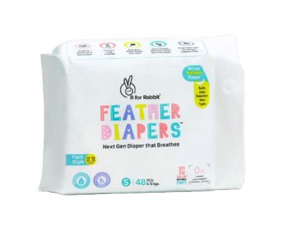 Picture of R for Rabbit Feather Diapers S (Pant Style) - 48Pcs