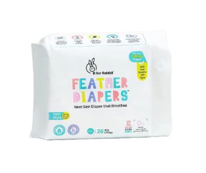 Picture of R for Rabbit Feather Diapers XXL (Pant Style) - 26Pcs