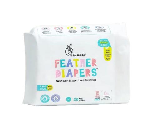 Picture of R for Rabbit Feather Diapers XXL (Pant Style) - 26Pcs