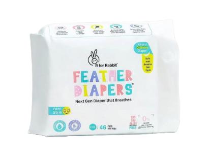 Picture of R for Rabbit Feather Diapers XXL (Pant Style) - 46Pcs