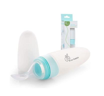 Picture of R for Rabbit First Feed Silicon Spoon - Blue