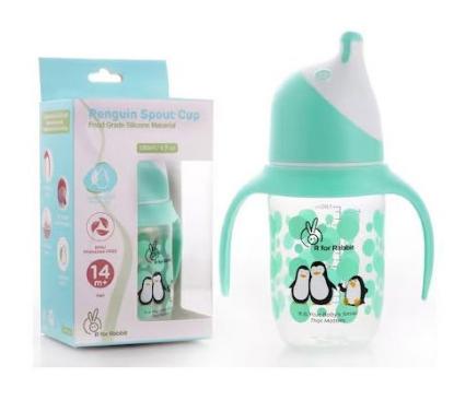 Picture of R for Rabbit Penguin Spout Cup 180ml - Green