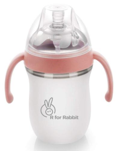 Picture of R for Rabbit First Feed Feeding Bottle 160ml - Pink