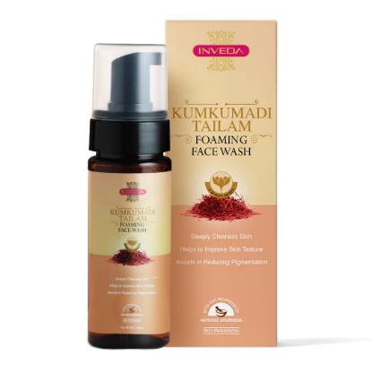 Picture of Inveda Kumkumadi Tailam Foaming Face Wash 50ml