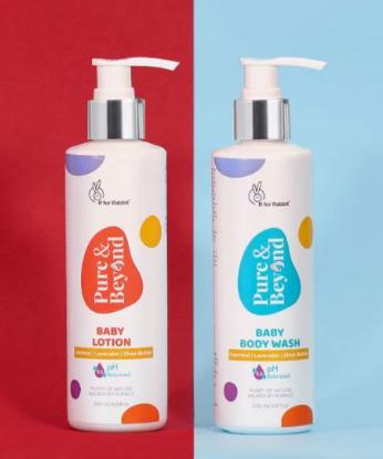 Picture of R for Rabbit Pure & Beyond Baby Bodywash 200ml + Pure & Beyond Baby Lotion 200ml