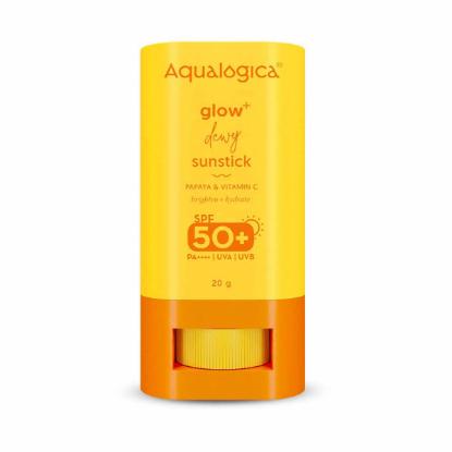 Picture of Aqualogica Glow+ Dewy Lightweight & Hydrating Sunscreen Sunstick with SPF 50+ & PA++++ - For Normal, Dry & Combination Skin of Women & Men 20gm