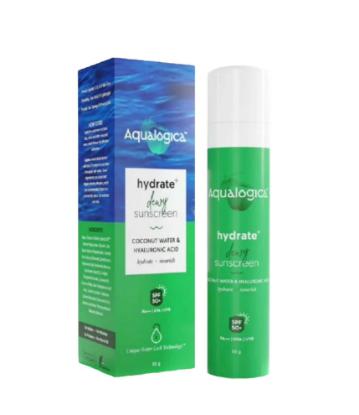 Picture of Aqualogica Hydrate+ Sunscreen with Coconut water & Hyaluronic Acid 50gm