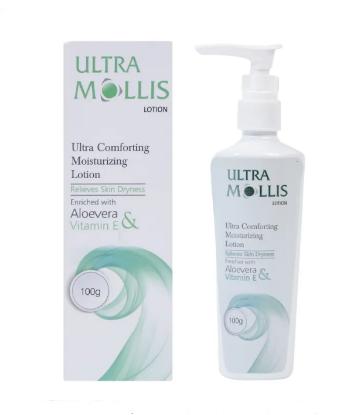 Picture of Ultra Mollis Comforting Moisturizing Lotion Enriched with Aloevera and Vitamin E 100gm