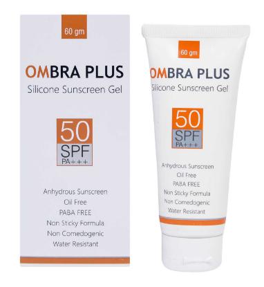 Picture of Ombra Plus Silicone Sunscreen Gel SPF 50 PA+++ 60gm