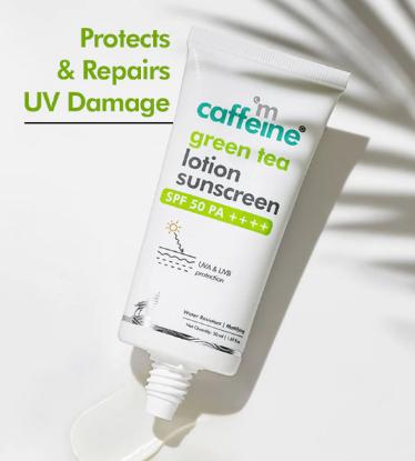 Picture of Mcaffeine Green Tea Sunscreen SPF 50 PA++++ 50ml