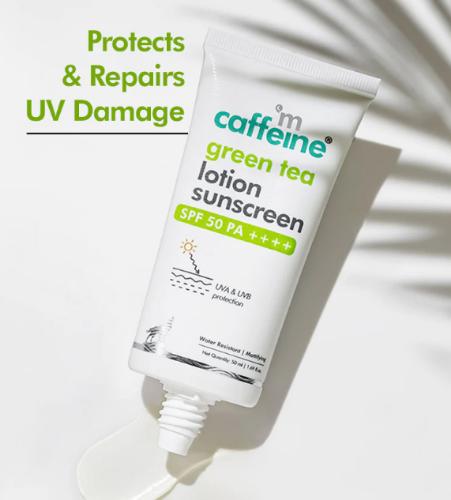 Picture of Mcaffeine Green Tea Sunscreen SPF 50 PA++++ 50ml