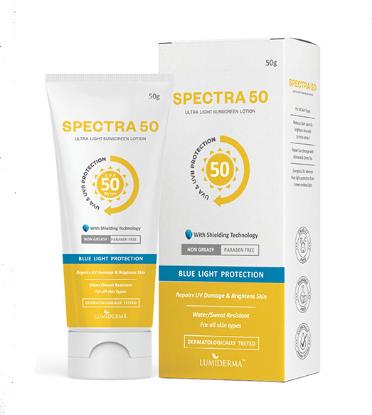 Picture of Lumiderma Spectra 50 Ultra-Light Sunscreen Lotion 50gm