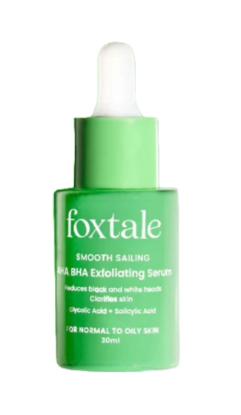 Picture of Foxtale Smooth Sailing AHA BHA Exfoliating Serum for Acne Blackheads & Whiteheads 30ml