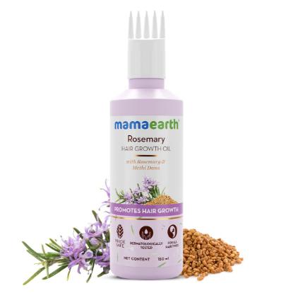 Picture of Mamaearth Rosemary Hair Growth Oil with Rosemary & Methi Dana for Promoting Hair Growth 150ml 