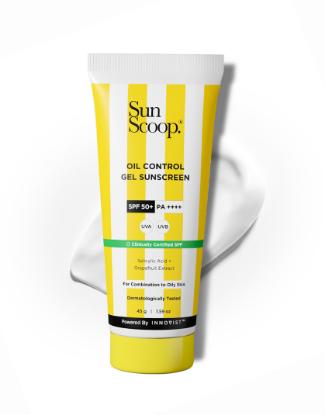Picture of Sunscoop Oil Control Gel Sunscreen SPF 50+ PA++++ - For Oily Skin 45gm