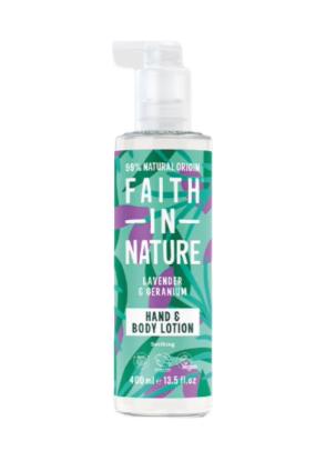 Picture of Faith In Nature Natural Lavender & Geranium Hand & Body Lotion 400ml