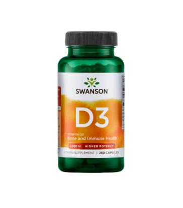 Picture of Swanson Vitamin D3 – Higher Potency 250 CAPS