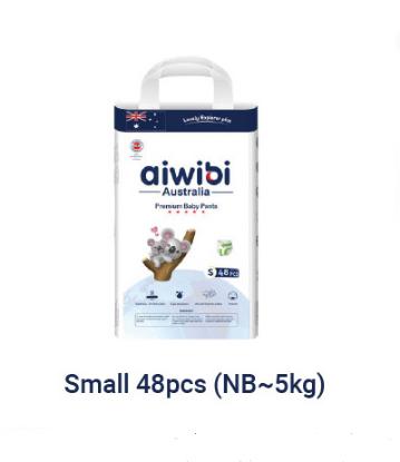 Picture of Aiwibi Disposable Breathable Baby Diapers with Elastic Waistband Small - 48Pcs