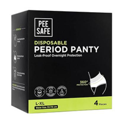 Picture of Pee Safe Disposable Period Panty - Large to Extra Large (Pack of 4)