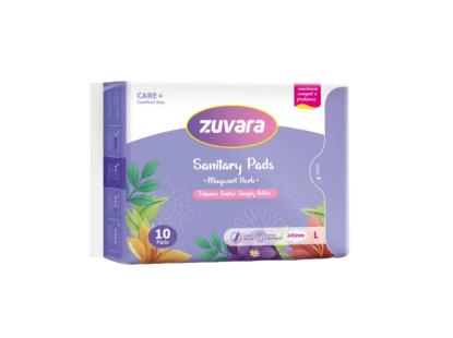 Picture of Zuvara Sanitary Pads Large - 245mm (Pack of 10)