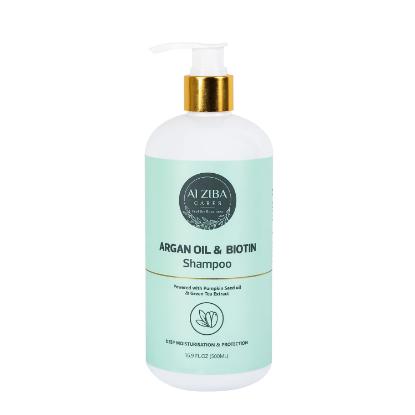 Picture of Alziba Cares Argan Oil & Biotin Shampoo 500ml